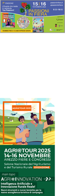 AGRIeTOUR e PASSIONI IN FIERA 14-15-16/11/25