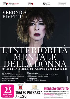 “L’inferiorità mentale della donna” con Veronica Pivetti
